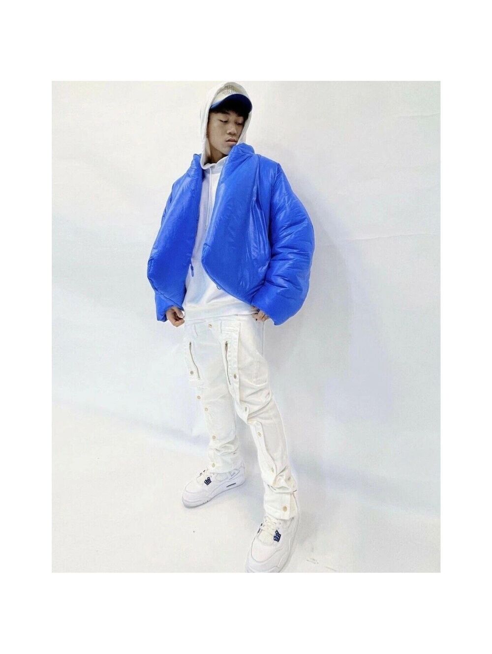 Yeezy Gap Round Jacket Blue M $200